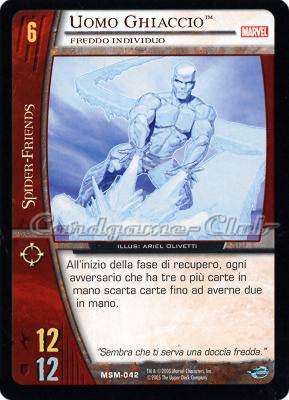 MSM-042 Uomo Ghiaccio comune -NEAR MINT-