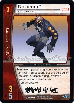 MSM-049 Ricochet comune -NEAR MINT-