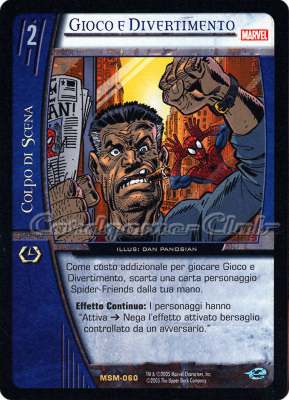 MSM-060 Gioco e Divertimento rara -NEAR MINT-
