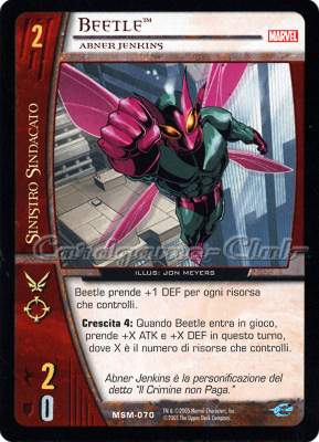 MSM-070 Beetle comune -NEAR MINT-