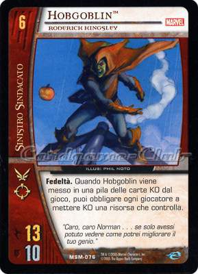 MSM-076 Hobgoblin comune -NEAR MINT-