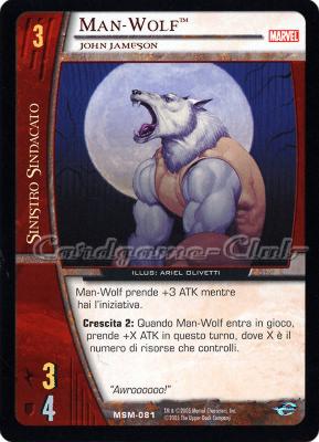 MSM-081 Man-Wolf comune -NEAR MINT-