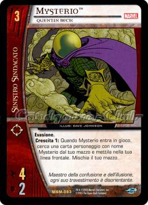 MSM-083 Mysterio rara -NEAR MINT-