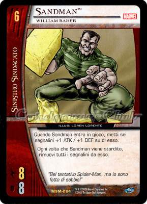 MSM-084 Sandman rara -NEAR MINT-
