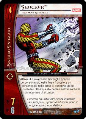MSM-086 Shocker comune -NEAR MINT-