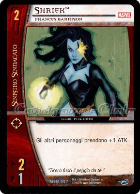 MSM-087 Shriek non comune -NEAR MINT-