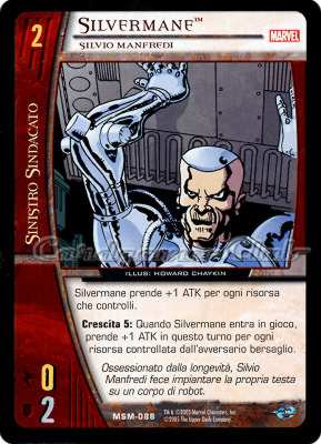 MSM-088 Silvermane comune -NEAR MINT-