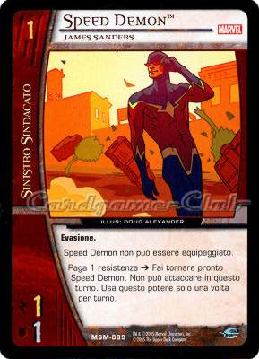 MSM-089 Speed Demon comune -NEAR MINT-