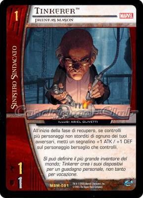MSM-091 Tinkerer rara -NEAR MINT-