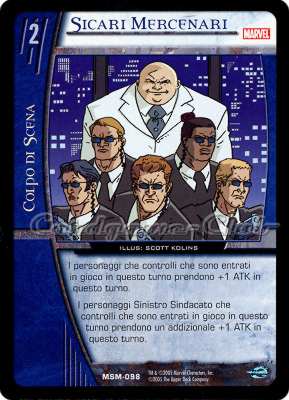 MSM-098 Sicari Mercenari comune -NEAR MINT-