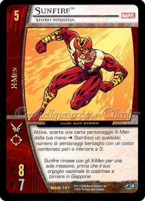 MSM-107 Sunfire rara -NEAR MINT-