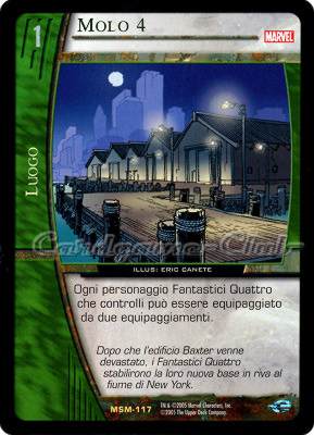 MSM-117 Molo 4 rara -NEAR MINT-