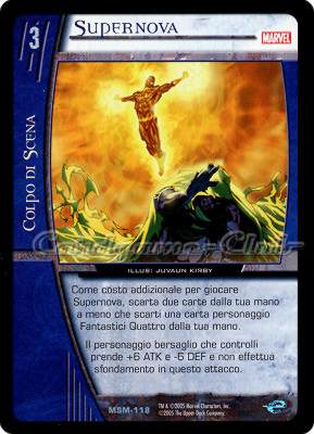 MSM-118 Supernova non comune -NEAR MINT-