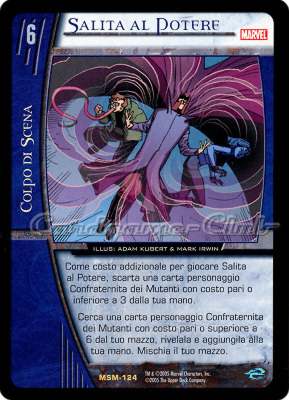 MSM-124 Salita al Potere rara -NEAR MINT-