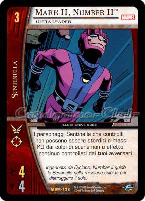 MSM-132 Mark II, Number II rara -NEAR MINT-