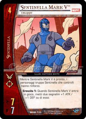MSM-133 Sentinella Mark V comune -NEAR MINT-