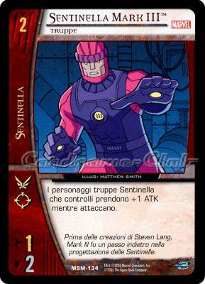 MSM-134 Sentinella Mark III comune -NEAR MINT-