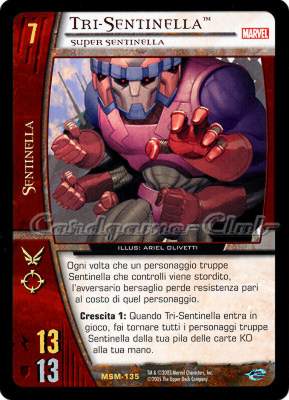 MSM-135 Tri-Sentinella rara -NEAR MINT-