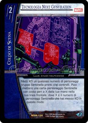 MSM-136 Tecnologia Next Generation rara -NEAR MINT-