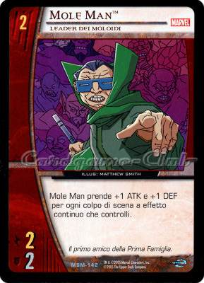 MSM-142 Mole Man non comune -NEAR MINT-