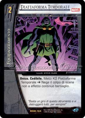 MSM-164 Piattaforma Temporale rara -NEAR MINT-