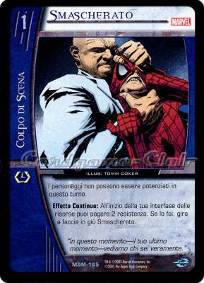 MSM-165 Smascherato non comune -NEAR MINT-