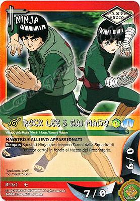 NI-262 Rock Lee & Gai Maito comune -NEAR MINT-