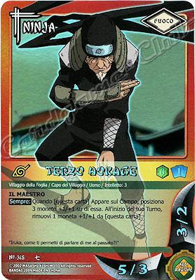 NI-318 Terzo Hokage rara foil -NEAR MINT-