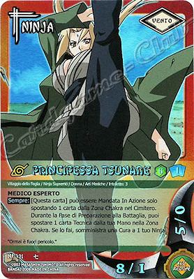 NI-321 Principessa Tsunade rara foil -NEAR MINT-