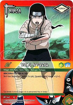 NI-347 Neji Hyuga non comune -NEAR MINT-