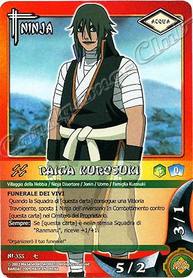 NI-355 Raiga Kurosuki non comune -NEAR MINT-