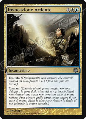 001 / 145 Invocazione Ardente non comune (IT) -NEAR MINT-
