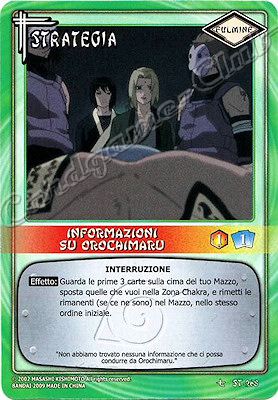 ST-268 Informazioni su Orochimaru non comune -NEAR MINT-
