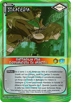 ST-281 Battaglia fra Dominatori di Insetti rara foil -NEAR MINT-