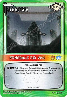 ST-302 Funerale dei Vivi non comune -NEAR MINT-