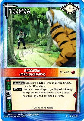 TE-278 Barriera Imprigionante comune -NEAR MINT-