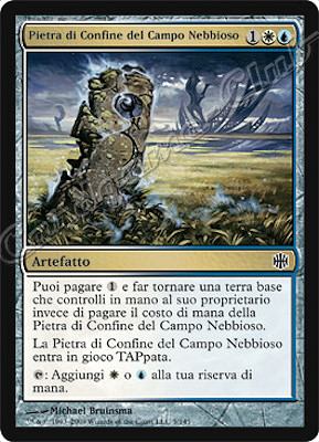 005 / 145 Pietra di Confine del Campo Nebbioso comune (IT) -NEAR MINT-