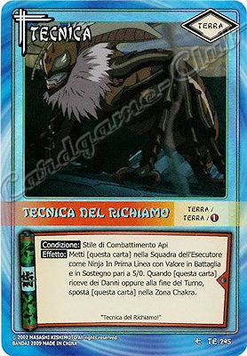 TE-295 Tecnica del Richiamo rara foil -NEAR MINT-