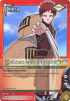 NI-339 Gaara del Deserto non comune -NEAR MINT-