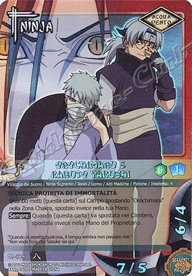 NI-363 Orochimaru & Kabuto Yakushi rara foil -NEAR MINT-