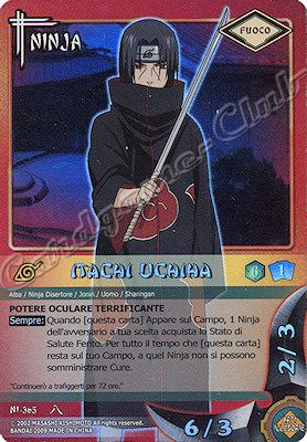 NI-365 Itachi Uchiha rara foil -NEAR MINT-