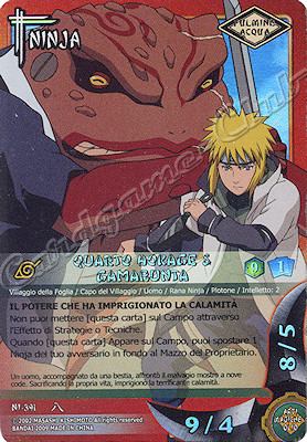 NI-391 Quarto Hokage & Gamabunta ultra rara foil -NEAR MINT-