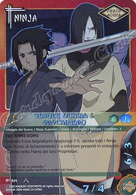NI-414 Sasuke Uchiha & Orochimaru rara foil -NEAR MINT-