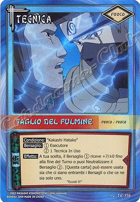 TE-328 Taglio del Fulmine rara foil -NEAR MINT-