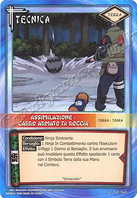 TE-340 Assimilazione-Carro armato di roccia non comune -NEAR MINT-