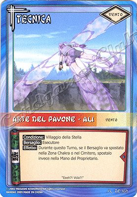 TE-352 Arte del pavone-Ali non comune -NEAR MINT-