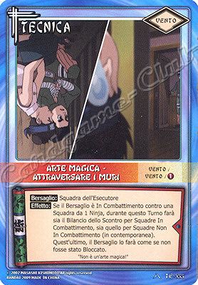 TE-355 Arte magica-Attraversare i muri non comune -NEAR MINT-