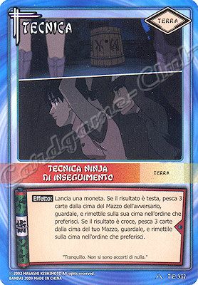TE-357 Tecnica ninja di inseguimento comune -NEAR MINT-