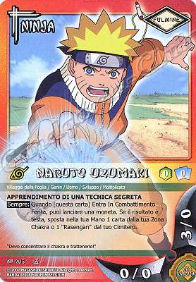 NI-205 Naruto Uzumaki comune -NEAR MINT-