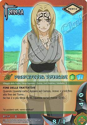 NI-219 Principessa Tsunade rara foil -NEAR MINT-